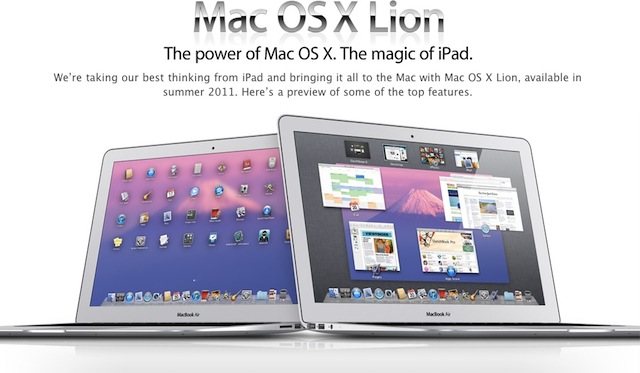 Mac OS X Lion Preview