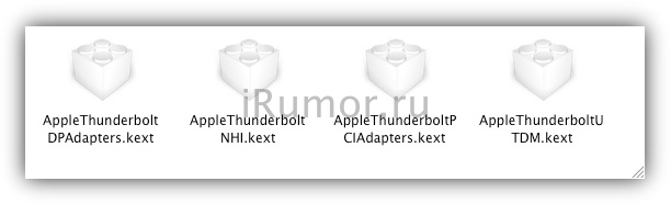 Thunderbolt in Mac OS X Lion