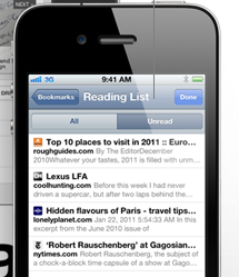 iOS 5 - Reading List