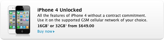 iPhone 4 - Unlocked